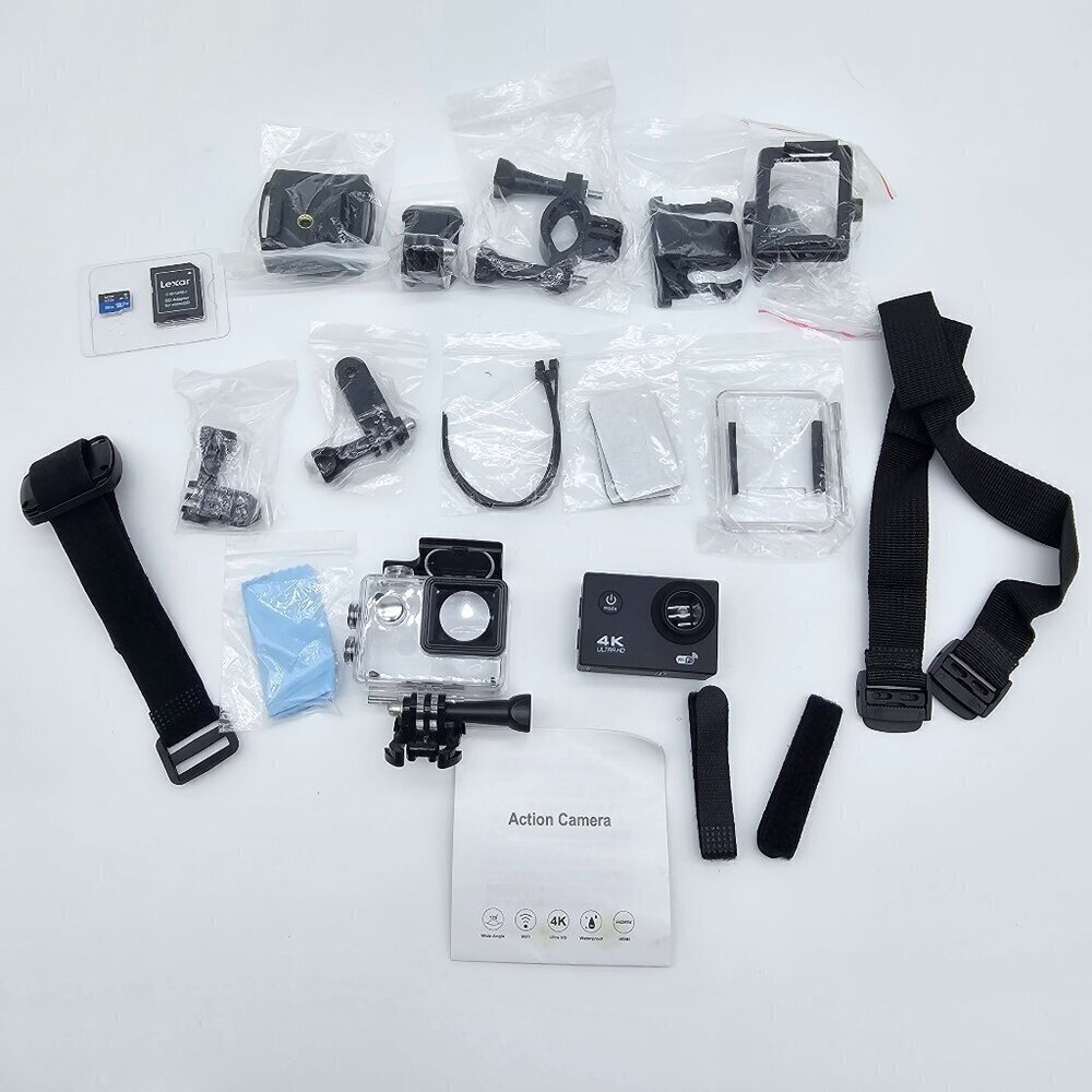 Action Camera 4K Sports Outdoor Waterproof Extreme Sports DV HD Wifi Underwater